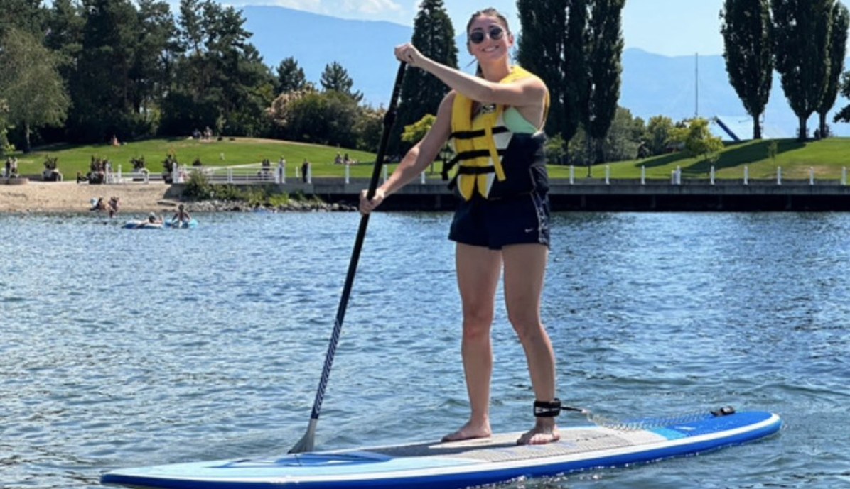Paddleboarders on Okanagan Lake